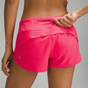 Lululemon Lip Gloss Pink Speed Shorts 2.5in
